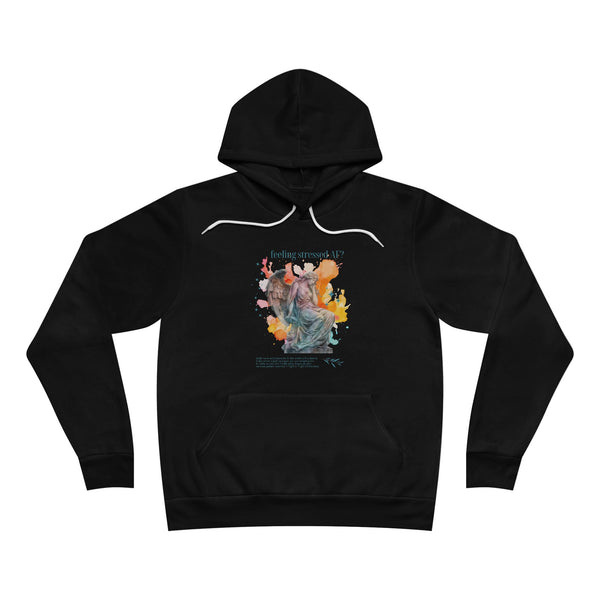 Stressed AF Angel Splash Graffiti Hoodie