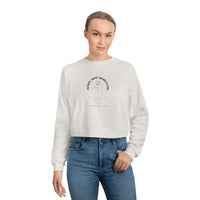 Chill the F Out Cropped Fleece Pullover - anti/anxieteas est 2024