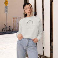 Chill the F Out Cropped Fleece Pullover - anti/anxieteas est 2024